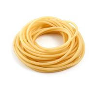 QWORK® 33FT 1/4" OD 3/16" ID Natural Latex Rubber Tubing, Surgical Tube, Exercise Outdoor Slingshot Catapult Elastic Part for Home, Hospital, Laboratory