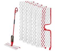 QWORK® 4 PCS Mop Head Replacements Compatible wtih Vileda ProMist MAX - Double-Sided Microfibre, Washable Up to 200 Times, Suitable for Various Floors