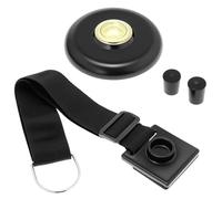 QWORK 4-Piece Cello Endpin Anchor Set - Adjustable Non-Slip Strap with Rubber Floor Protectors, Musical Instrument Accessories