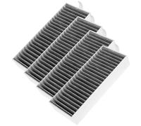QWORK 4 Pieces Clean Air Active Carbon Filter Compatible with Bosch HEZ9VRUD0, Siemens HZ9VRCR0, Neff Z821VR0, Gaggenau CA282111