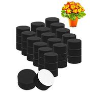 QWORK® 40 pieces invisible planter feet, non-slip mat with strong self-adhesive pad for indoor and outdoor planters and furniture feet