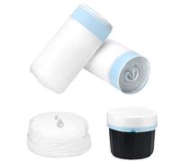 QWORK® 40PCS Disposable Commode Liner Bags, Commode Liners with Absorbent Pad, Portable Toilet Bags, Disposable Waste Bags for Commode Chair