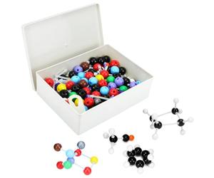 QWORK® 444pcs Molecular Model Kit for Chemistry, Organic and Inorganic Chemistry Molecular Model, Suitable For School Teaching And Experiments