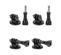 QWORK® 4Pcs Tripod Mount Adapter - Standard 1/4" with 4x Thumb Screw, Compatible with GoPro, DJI Osmo, SJCAM Cameras