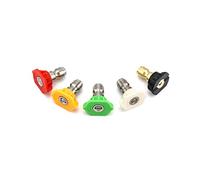 QWORK® 5 Pack, Pressure Washer Spray Nozzle Tips, 1/4 Inch, 2.5 GPM