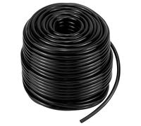QWORK® 50m/164ft Garden Irrigation Hose, 4/7mm PVC Flexible Irrigation Pipe Watering Distribution Hose for Agriculture Lawn Garden Irrigation System
