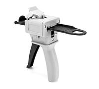 QWORK® 50ml Dispenser Gun Kit, Epoxy Glue Gun, Impression Mixing Dispensing Gun, 10:1 Ratio, Static Mixer Mixing Nozzle