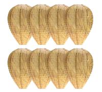 QWORK® 8 Pack Fake Wasp Nest Decoy, Hanging Wasp Nests, for Home & Garden