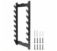 QWORK 8 Tier Sword Stand, Katana Stand, Katana Wall Mount, Swords, Fishing Rods and Flutes