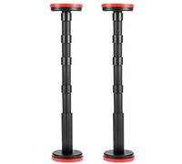 QWORK Adjustable Telescopic Support Pole, 2 Pcs Cabinet Jack Support Rod, Cabinet Lifting Bracket, 7.1"-22.9" Height Adjustable Undermount Sink and Floor Jack System, 440 lbs Capacity