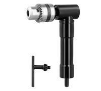 QWORK® Angle Drill Chuck, 90°, Drill Chuck 0.8-10 mm, Aluminium Alloy, Maximum Torque 25 Nm