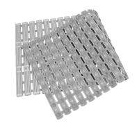 QWORK® Anti Mould Shower Mat 90x40 cm - Fast Drainage Bath Mat - Non Slip with 216 Suction Cups