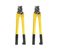 QWORK Cable Cutter, 45 cm, Hardened Stainless Steel Rope Cutter for 1/4" (6.35mm), 2 Pieces
