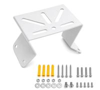 QWORK Camera Corner Mount Bracket Compatible with Eufy SoloCam S340-270° Wide View External Wall Corner Mount Compatible with Wyze, Reolink PTZ Solar Cameras - Heavy Duty Steel Bracket fo
