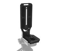 QWORK Camera Vertical Universal L Bracket L-Holder Camera Mount for 1/4 Interface Tripod, Stabiliser etc