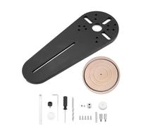 QWORK® Circle Cutting Jig Circle Template Compatible with Bosch RT0700C DRT50 Makita GMR1 Electric Hand Router Wood Router, Cutting Diameter from 2 cm to 68 cm
