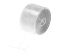 QWORK® Clear Bathroom Sealant Tape,38mm x 3.2m, Waterproof Adhesive Caulk Strip, Anti-Mould PVC Strip for Shower & Kitchen Edges