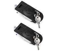QWORK Compression Latch, 13/16” Adjustable Lever Hand Operated Compression Latch Key Locking, 2 Pack