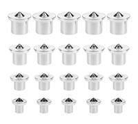 QWORK Dowel and Tenon Center Transfer Plugs, Doweling Centering Pins for Woodworking, Sizes 1/4", 5/16", 3/8", 1/2"