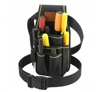 QWORK® Electrician Tool Pouch, 600D Oxford Fabric Tools Organizer, 15 Pocket Tool Pouch with Adjustable Nylon Belt