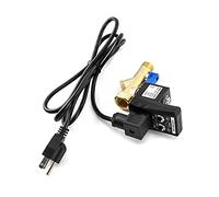 QWORK Electronic Drain Valve, AC 110V 1/2" Integrated Automatic Timed Tank Drain for Compressed Air
