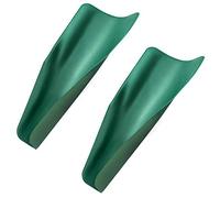 QWORK® Flexible Draining Tool Removable Reusable Foldable Oil Funnel, General Purpose Funnel for Discharging Oil from Cars/Trucks/Motorcycles, Green, 37 x 17 cm, 2 Pack