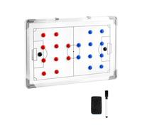 QWORK® football tactics board, coaching marker board, including accessories, 45 x 30 cm