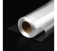 QWORK® Glassine Wrap Roll, 86CMx35M, Clear Wrapping Paper, Hamper Wrapping Glassine, For Wrapping Flowers, Gifts