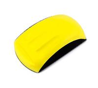 QWORK® Hand Sanding Pad Block, Hand Polishing Block with Hook and Loop Disc Ideal for Woodworking Home Crafts Automobile (6 Inch)