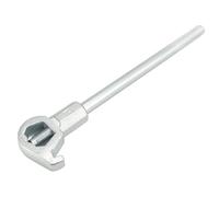 QWORK Heavy Duty Adjustable Hydrant Wrench - Fits 1-1/2" to 6" Bolt Head Sizes, Designed for Loosening Caps and Opening Valves