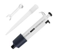 QWORK® High Precision 2-10ml Pipettor Laboratory Single Channel Micropipette - Manual Adjustable Volume Pipettor with Large Viewing Window and Autoclavable Tip Cone