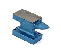 QWORK Iron Horn Anvil Bench Block, 1 Pound Cast Iron Hobby Anvil for Jewelry Making