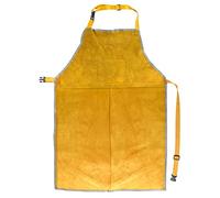 QWORK® Leather Welding Work Apron, Heat and Flame Resistant, Size 23x35 Inches