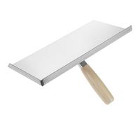 QWORK® Metal Mortar Holder with Handle, for Plastering and Wall Construction