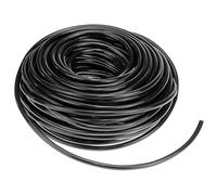 QWORK® Micro-Drip Irrigation Tube, 30 Meter I.D 4mm/O.D 7mm Drip Pipe, PVC Watering Tubing Hose, for Garden, Orchard