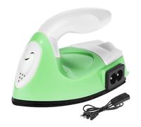 QWORK Mini Craft Iron Mini Heat Press, Heat Machine for Fabrics & Heat Transfer Vinyl, DIY T-Shirts, Shoe, Green