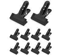 QWORK Muslin Spring Clamps Clips, 10 Pcs 4 1/4 Inch Heavy Duty Metal Clips for Photo Studio Backdrop Woodworking Backdrops