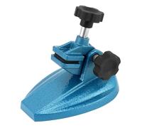 QWORK® Outside Metric Micrometer, Micrometer Stand with Double Non-Slip Clamping Pad
