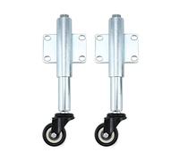 QWORK Pack of 2 Gate Rollers for Heavy Gates, Suspension Support Roller, Diameter 50 mm, Load Capacity 60 kg Each