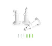 QWORK® Pack of 3 Camera Wall Mounts, White, 360° Adjustable, Suitable for Arlo, Arlo Pro, Arlo Light, Arlo Go