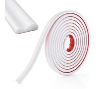 QWORK® Peel and Stick Wall Molding Trim, 2.3CM 3 Meters Self-Adhesive Moulding Panel, for DIY Decor on Cabinet, Door, Mirror