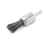 QWORK® Pen Wire Brush, Wire End Brush for Drill, Ø 19mm 1/4" Shank, Rust Paint Removal Bit Polishing Rotary Tool