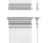 QWORK Picture Hanging Wire Kit, 2m Φ1.5mm Stain