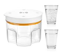 QWORK® Resin Vacuum Chamber, 95 kPa Bubble Remover for Epoxy Resin up to 2000 ml, Approx. 10 Min Degassing, Low Noise, with Original Power Adapter, Not for UV or Fast Drying Resin