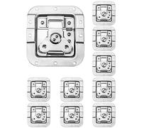 QWORK Road Case Spring Loaded Recessed Latch, 10 Pack Heavy Duty Recessed Butterfly Twist Catch for Flight Case, PA DJ Rack/Road Case, Chest and Pro Audio Gear