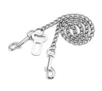 QWORK® Seat Belt Dog Car 304 Stainless Steel Bite Resistant Dog Lead Chain 80 cm Safety Belt Dog for Car