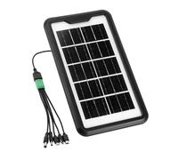 QWORK® Small Solar Panel Charger Portable USB Solar Panel, 6V 3.5W 600mA, for Camping Hiking Outdoor Activities