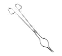 QWORK® Stainless Steel Crucible Tongs for Laboratory Industrial 400mm Long