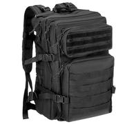 QWORK® Tactical Backpack, 45L Military Backpack, 900D Oxford Military Tactical Backpack, Water-Resistant Army Rucksack, for Hiking Climbing