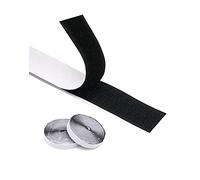 QWORK® Tape Self Adhesive, Double Sided Tape, 20mm X 8m, Hook and Loop Tape for Photo Frames, Carpets, Window Screens